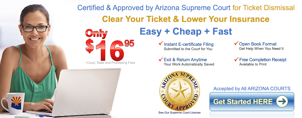 Arizona approved defensive driving online